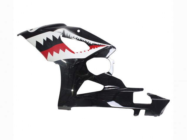 Carenado Moto Suzuki GSXR 1000 2005-2006 - Negro Brillante Rojo Blanco Tiburón