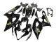 Carenado Moto Suzuki GSXR 1000 2005-2006 - Negro Brillante Oro Calcomanía