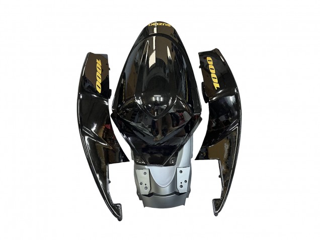 Carenado Moto Suzuki GSXR 1000 2005-2006 - Negro Brillante Oro Calcomanía