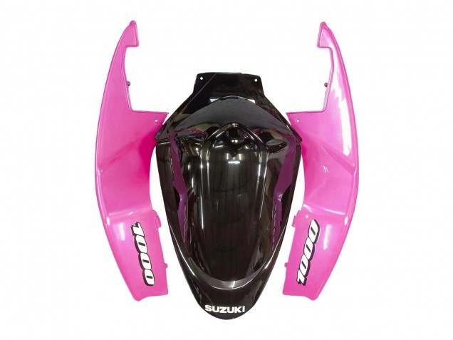 Carenado Moto Suzuki GSXR 1000 2005-2006 - Negro Brillante Rosa