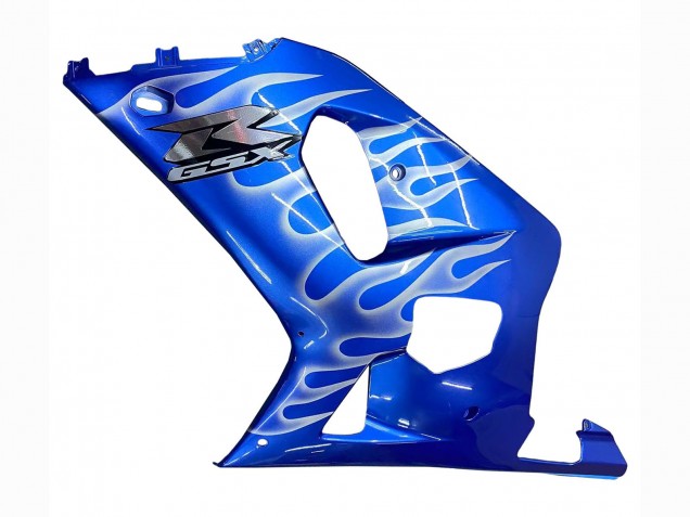 Carenado Moto Suzuki GSXR 600 / GSXR 750 2001-2003 - Azul Blanco Llama
