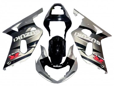 Carenados Moto Suzuki GSXR 600 / GSXR 750 2001-2003 - Plata Negro Brillante Rojo