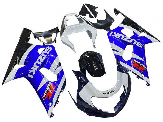 Carenado Moto Suzuki GSXR 600 / GSXR 750 2001-2003 - Azul Blanco Negro Brillante Rojo