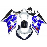 Carenado Moto Suzuki GSXR 600 / GSXR 750 2001-2003 - Azul Blanco Negro Brillante Rojo