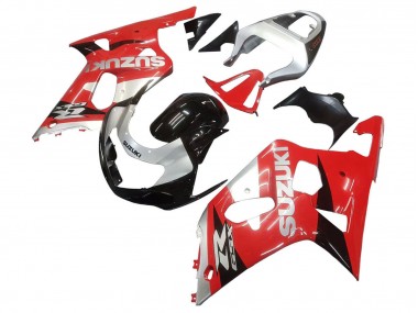 Carenados Moto Suzuki GSXR 600 / GSXR 750 2001-2003 - Rojo Blanco Negro Brillante