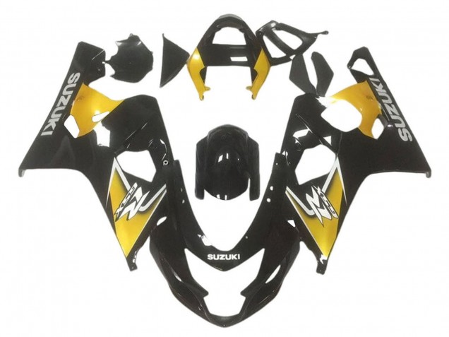 Carenado Moto Suzuki GSXR 600 / GSXR 750 2001-2003 - Amarillo Negro Brillante