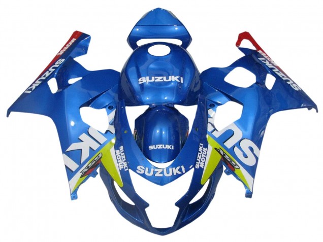Carenado Moto Suzuki GSXR 600 / GSXR 750 2004-2005 - Azul Verde Rojo Motul