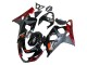 Carenado Moto Suzuki GSXR 600 / GSXR 750 2004-2005 - Negro Gris Rojo