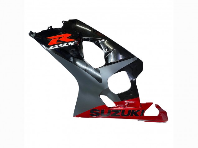 Carenado Moto Suzuki GSXR 600 / GSXR 750 2004-2005 - Negro Gris Rojo