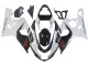 Carenado Moto Suzuki GSXR 600 / GSXR 750 2004-2005 - Blanco Negro Rojo