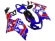 Carenado Moto Suzuki GSXR 600 / GSXR 750 2004-2005 - Azul Rojo Negro Motul Dunlop