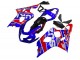 Carenado Moto Suzuki GSXR 600 / GSXR 750 2004-2005 - Azul Rojo Negro Motul Dunlop