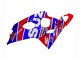 Carenado Moto Suzuki GSXR 600 / GSXR 750 2004-2005 - Azul Rojo Negro Motul Dunlop