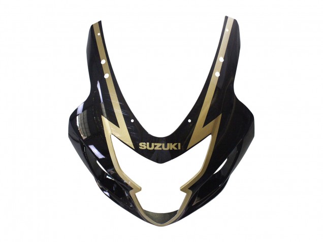 Carenado Moto Suzuki GSXR 600 / GSXR 750 2004-2005 - Negro Brillante Oro Corona