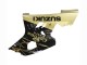 Carenado Moto Suzuki GSXR 600 / GSXR 750 2004-2005 - Negro Brillante Oro Corona