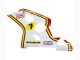 Carenado Moto Suzuki GSXR 600 / GSXR 750 2004-2005 - Blanco Rojo Amarillo Michelin Texaon Heron 7