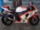 Carenado Moto Suzuki GSXR 600 / GSXR 750 2004-2005 - Blanco Rojo Amarillo Michelin Texaon Heron 7
