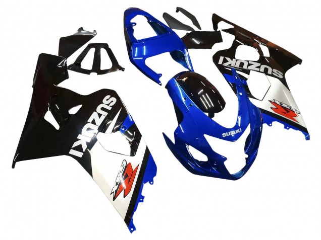 Carenado Moto Suzuki GSXR 600 / GSXR 750 2004-2005 - Azul Blanco Negro