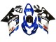 Carenado Moto Suzuki GSXR 600 / GSXR 750 2004-2005 - Azul Blanco Negro