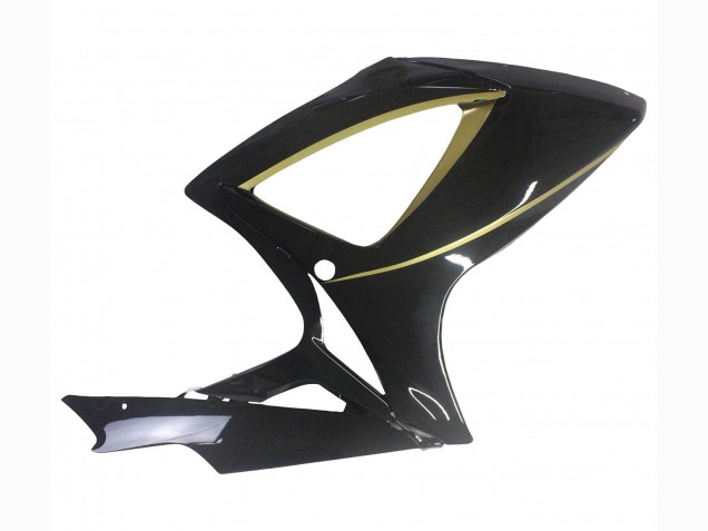 Carenado Moto Suzuki GSXR 600 / GSXR 750 2006-2007 - Negro Brillante Oro Raya