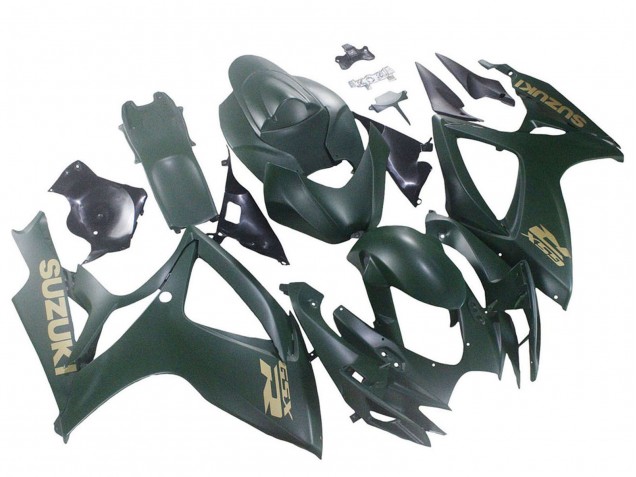 Carenado Moto Suzuki GSXR 600 / GSXR 750 2006-2007 - Verde Militar Mate