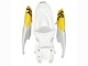 Carenado Moto Suzuki GSXR 600 / GSXR 750 2006-2007 - Blanco Rojo Amarillo Motul