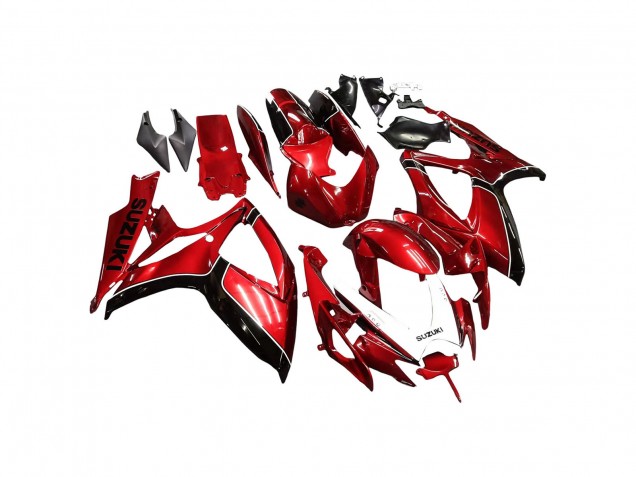 Carenado Moto Suzuki GSXR 600 / GSXR 750 2006-2007 - Rojo Negro