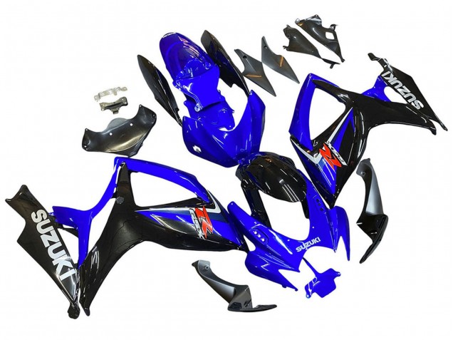 Carenado Moto Suzuki GSXR 600 / GSXR 750 2006-2007 - Azul Negro Rojo