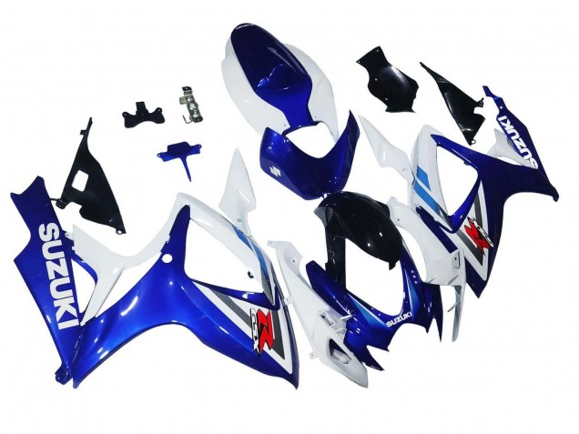 Carenado Moto Suzuki GSXR 600 / GSXR 750 2006-2007 - Blanco Azul Negro Brillante Rojo