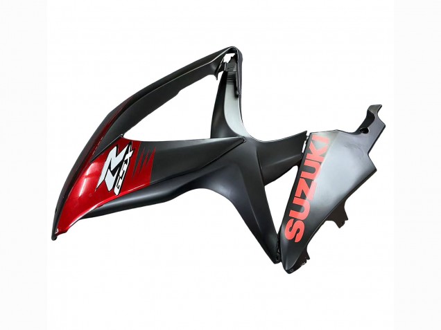 Carenado Moto Suzuki GSXR 600 / GSXR 750 2008-2010 - Negro Mate Rojo