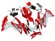 Carenado Moto Suzuki GSXR 600 / GSXR 750 2008-2010 - Blanco Rojo Negro
