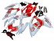 Carenado Moto Suzuki GSXR 600 / GSXR 750 2008-2010 - Blanco Rojo Motul Lucky Strike