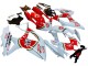 Carenado Moto Suzuki GSXR 600 / GSXR 750 2008-2010 - Blanco Rojo Motul Lucky Strike