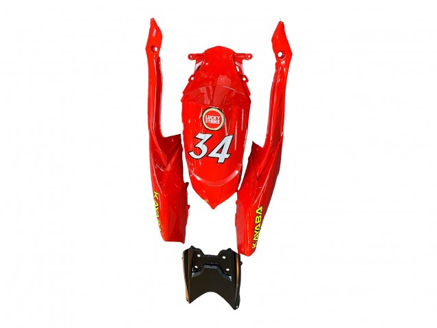 Carenado Moto Suzuki GSXR 600 / GSXR 750 2008-2010 - Blanco Rojo Motul Lucky Strike