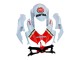 Carenado Moto Suzuki GSXR 600 / GSXR 750 2008-2010 - Blanco Rojo Motul Lucky Strike