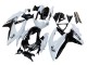 Carenados Moto Suzuki GSXR 600 / GSXR 750 2008-2010 - Blanco Negro