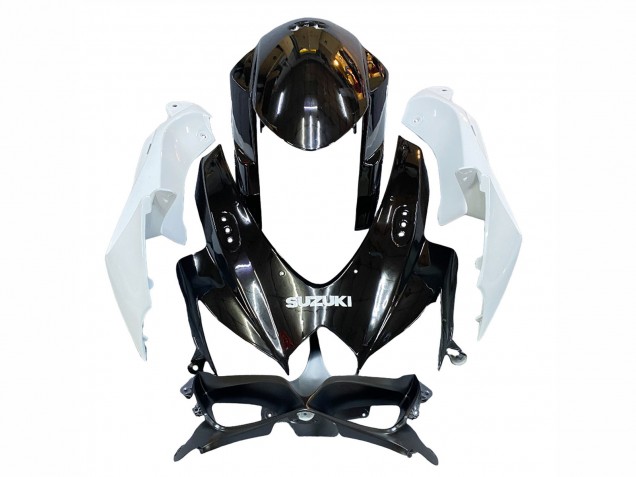 Carenados Moto Suzuki GSXR 600 / GSXR 750 2008-2010 - Blanco Negro