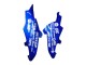 Carenado Moto Suzuki GSXR 600 / GSXR 750 2008-2010 - Azul Amarillo Rizla