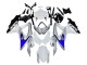 Carenado Moto Suzuki GSXR 600 / GSXR 750 2008-2010 - Blanco Plata Azul Negro