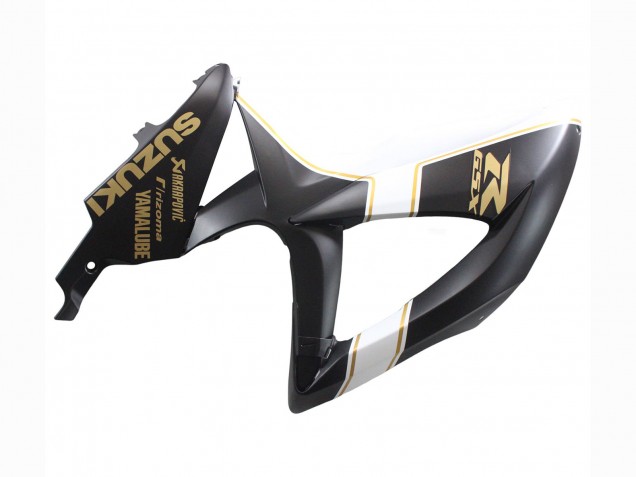 Carenado Moto Suzuki GSXR 600 / GSXR 750 2008-2010 - Negro Mate Blanco Oro