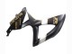 Carenado Moto Suzuki GSXR 600 / GSXR 750 2008-2010 - Negro Mate Blanco Oro