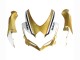 Carenado Moto Suzuki GSXR 600 / GSXR 750 2008-2010 - Negro Mate Blanco Oro
