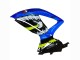 Carenado Moto Suzuki GSXR 600 / GSXR 750 2008-2010 - Azul Fluorescent Verde Tiburón