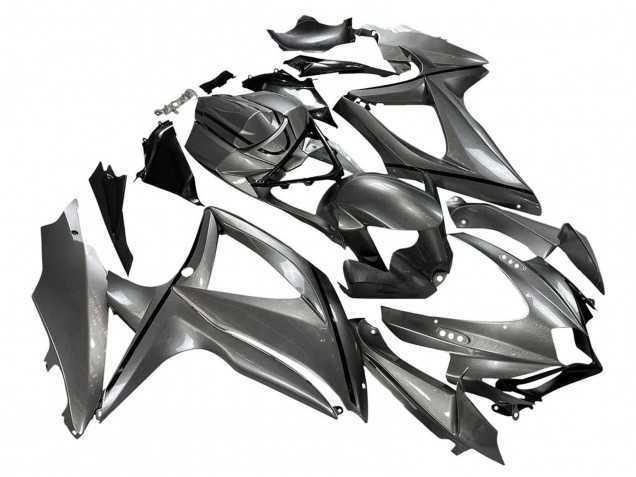 Carenado Moto Suzuki GSXR 600 / GSXR 750 2008-2010 - Gris Mate Negro