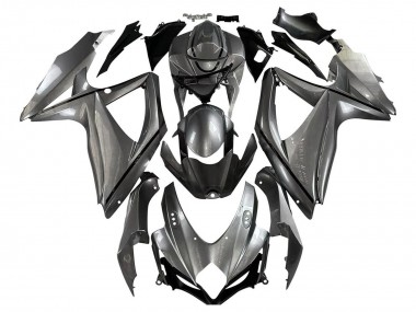 Carenado Moto Suzuki GSXR 600 / GSXR 750 2008-2010 - Gris Mate Negro