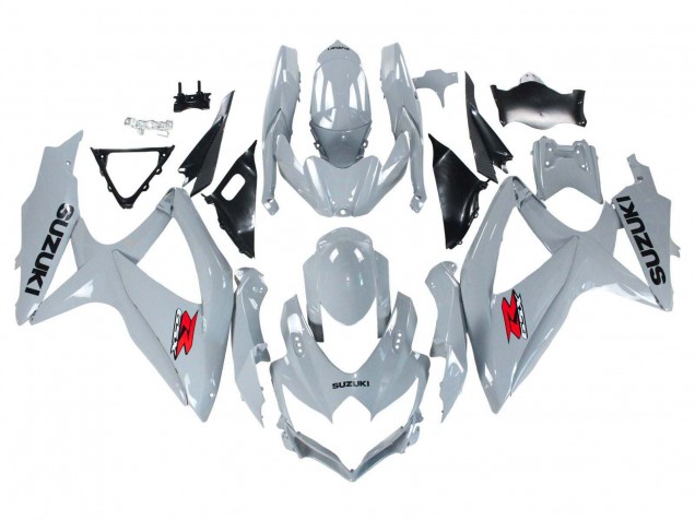 Carenado Moto Suzuki GSXR 600 / GSXR 750 2008-2010 - Gris Brillante