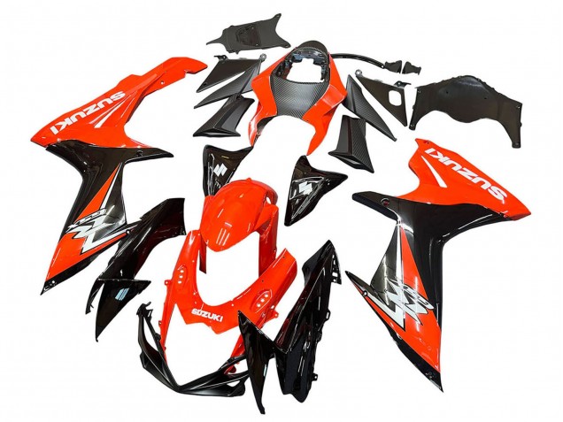 Kits Carenado Moto Suzuki GSXR 600 / GSXR 750 2011-2024 - Rojo Negro Brillante