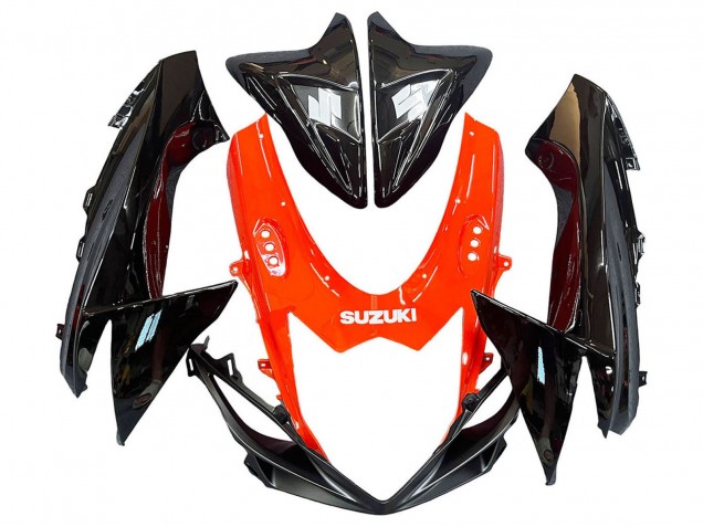 Kits Carenado Moto Suzuki GSXR 600 / GSXR 750 2011-2024 - Rojo Negro Brillante