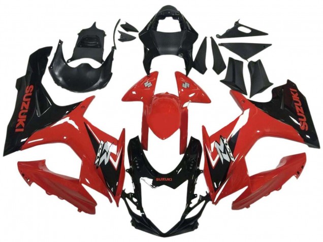 Carenados Moto Suzuki GSXR 600 / GSXR 750 2011-2024 - Rojo Negro Brillante