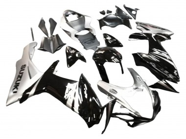 Carenados Moto Suzuki GSXR 600 / GSXR 750 2011-2024 - Negro Brillante Plata
